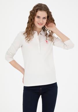 Kadın Taş Basic Polo Yaka Sweatshirt - 50271573066