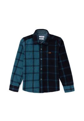 Erkek Çocuk Kobalt Mavi Uzun Kollu Gömlek - 50272427002