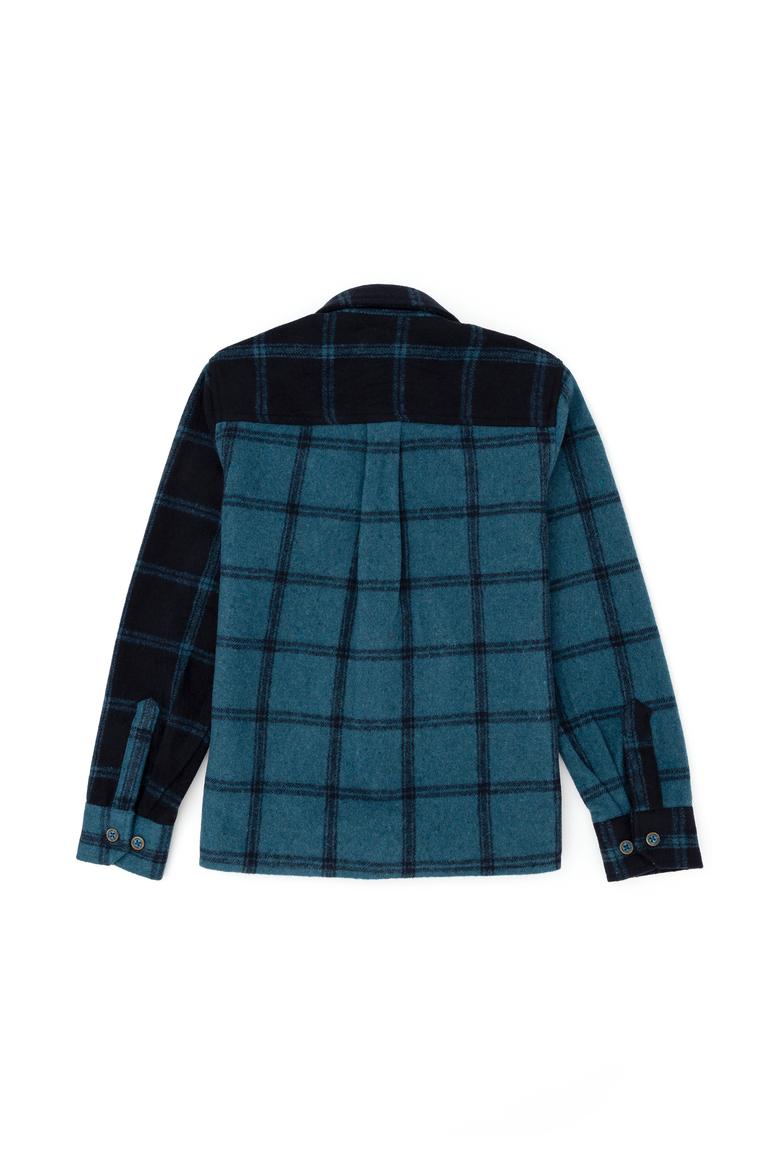 Erkek Çocuk Kobalt Mavi Uzun Kollu Gömlek - 50272427002