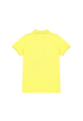 Erkek Çocuk Neon Sarı Polo Yaka Tişört - 50263511013