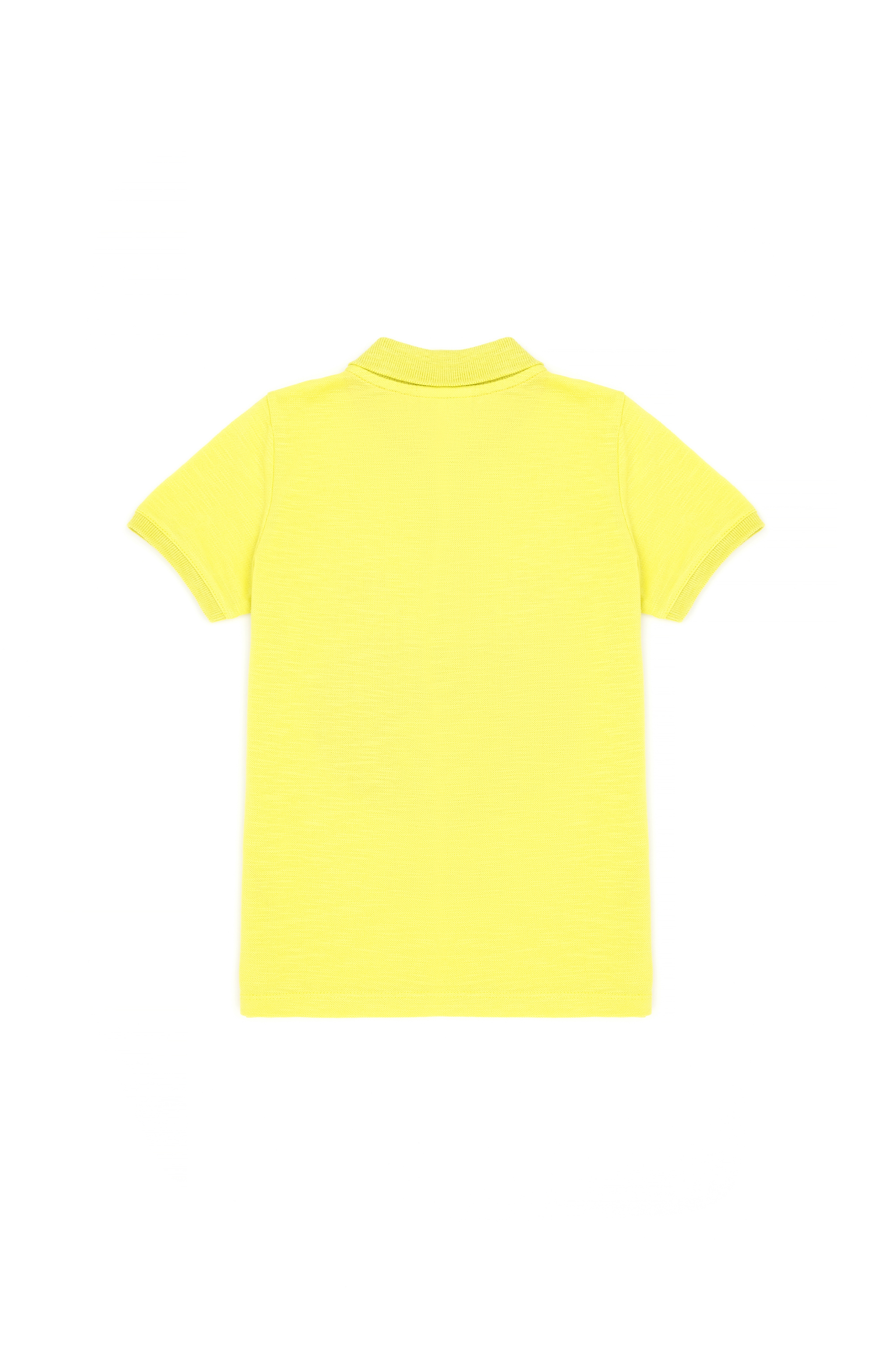 Erkek Çocuk Neon Sarı Polo Yaka Tişört