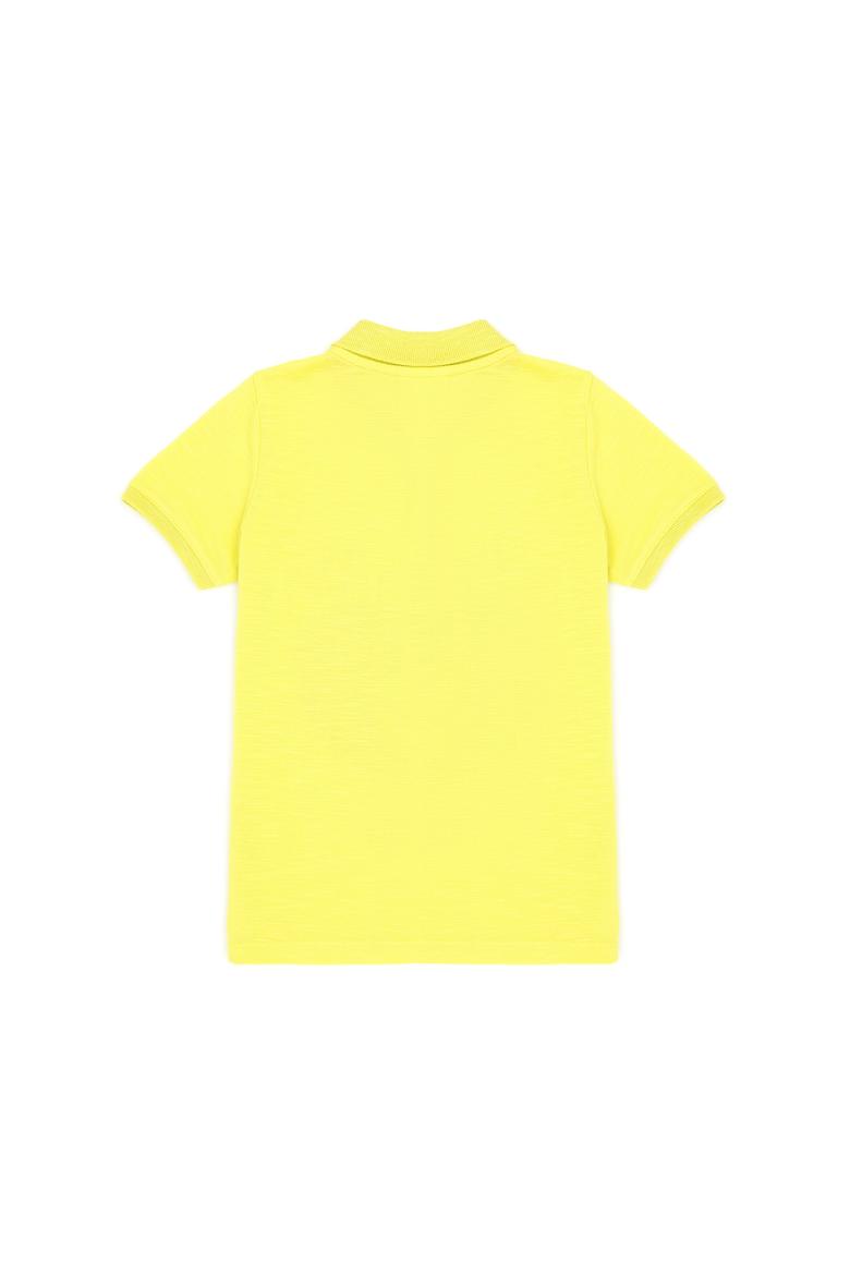 Erkek Çocuk Neon Sarı Polo Yaka Tişört - 50263511013