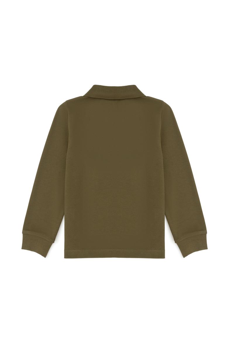 Erkek Çocuk Haki Basic Sweatshirt - 50269421153