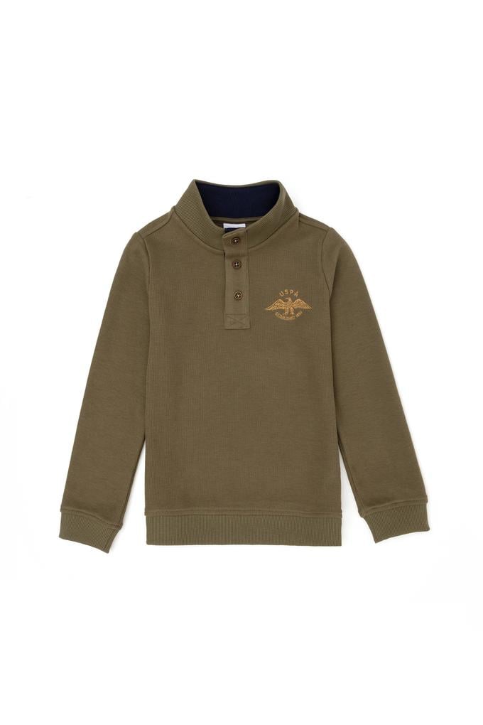 Erkek Çocuk Haki Sweatshirt