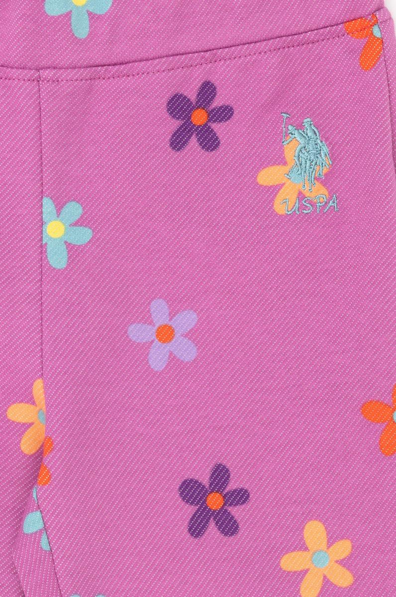 Kız Çocuk Menekşe Tayt