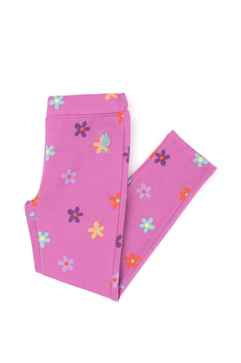 Kız Çocuk Menekşe Tayt