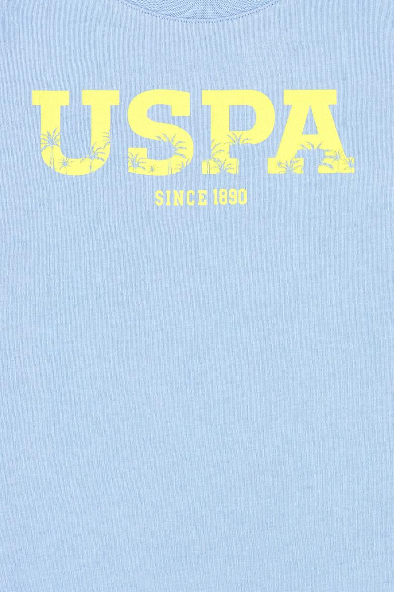 Erkek Çocuk Açık Mavi Basic Tişört - 50284816063