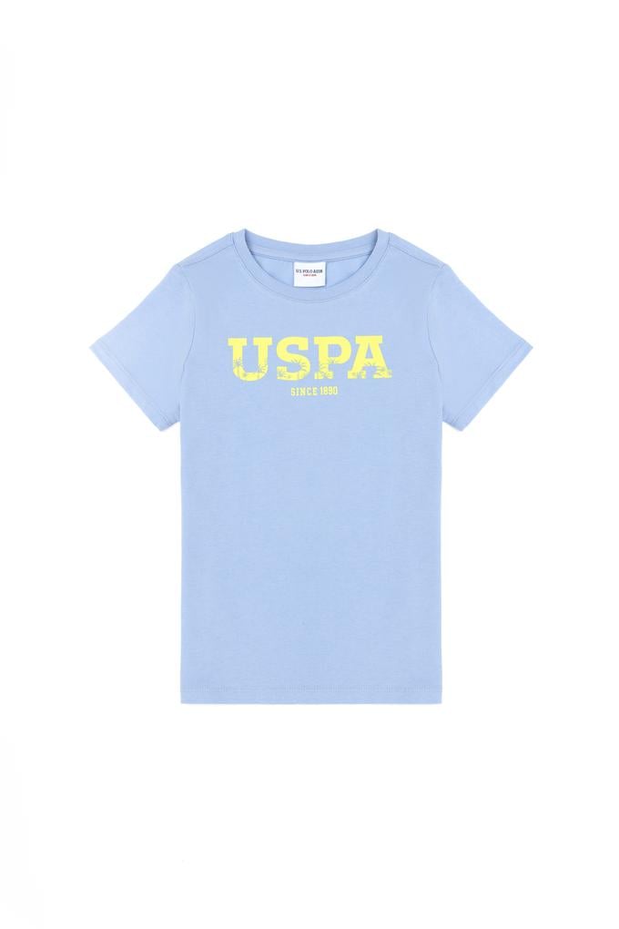 Erkek Çocuk Açık Mavi Basic Tişört