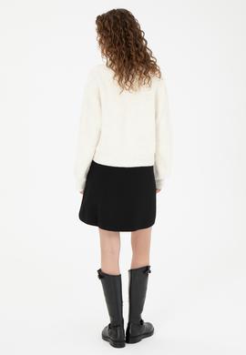 Kadın Siyah Triko Etek - 50269484035
