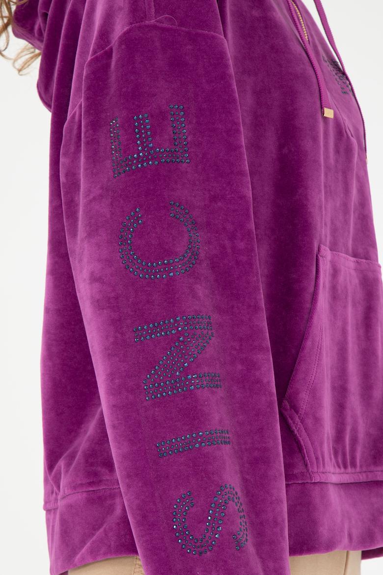 Kadın Violet Sweatshirt - 50271593012