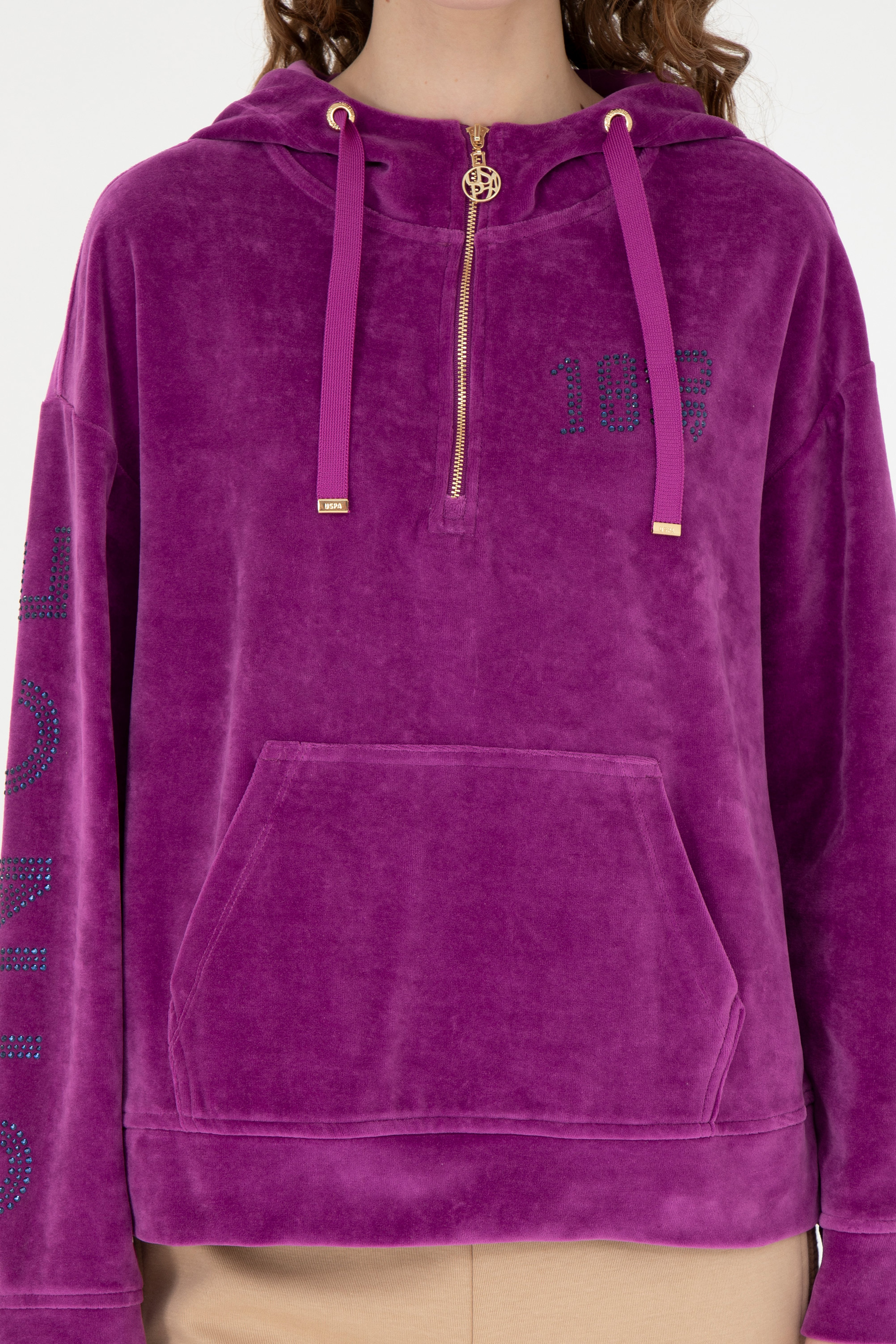Kadın Violet Sweatshirt - Image 6