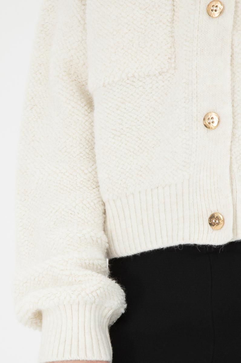 Kadın Krem Triko Hırka