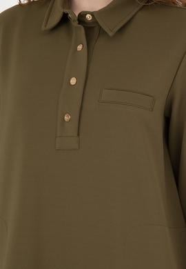 Kadın Haki Örme Elbise - 50272145008