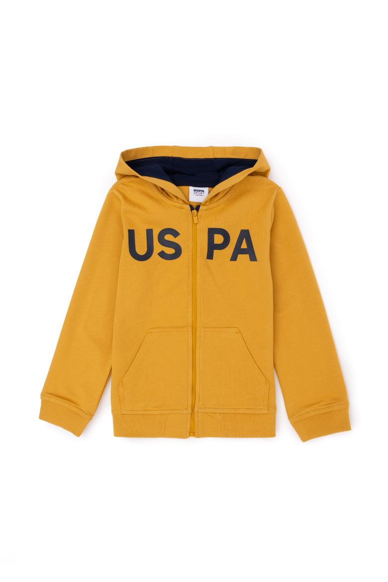 Erkek Çocuk Hardal Basic Sweatshirt