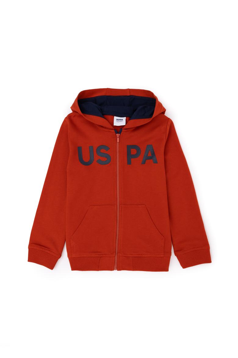 Erkek Çocuk Kiremit Basic Sweatshirt