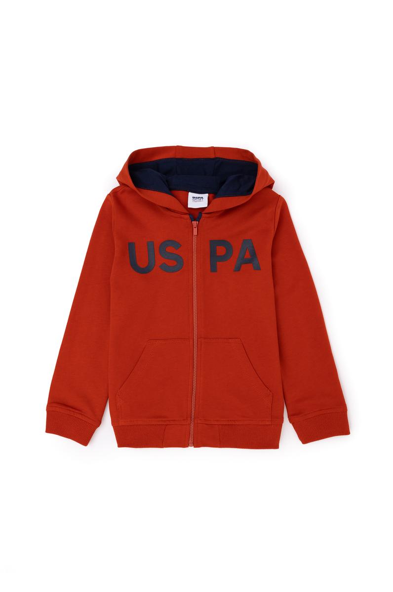 Erkek Çocuk Kiremit Basic Sweatshirt