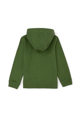 Erkek Çocuk Yeşil Basic Sweatshirt - 50269422122