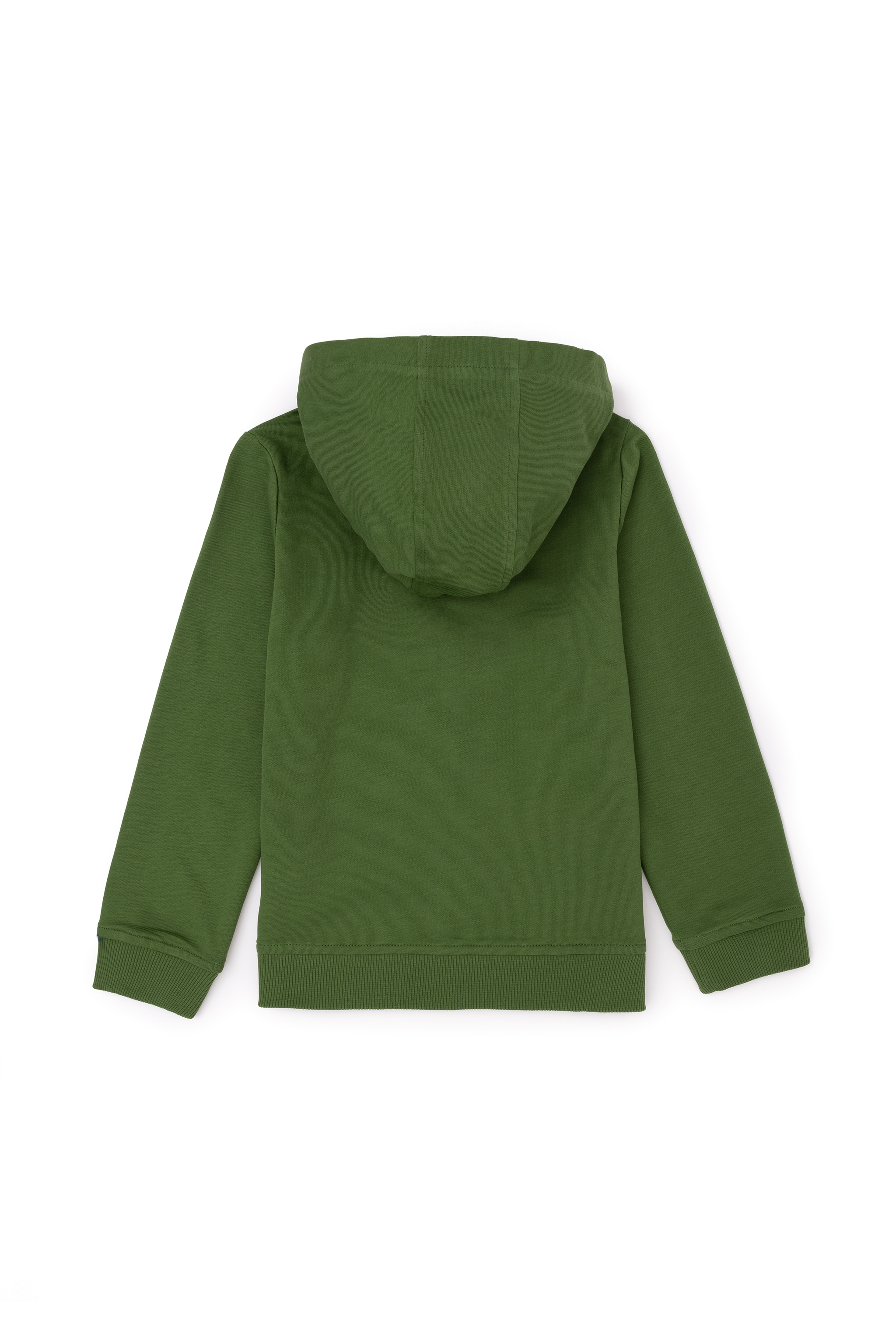 Erkek Çocuk Yeşil Basic Sweatshirt - Image 2