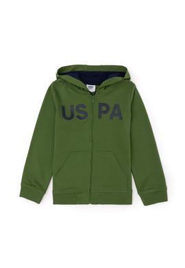 Erkek Çocuk Yeşil Basic Sweatshirt - 50269422122