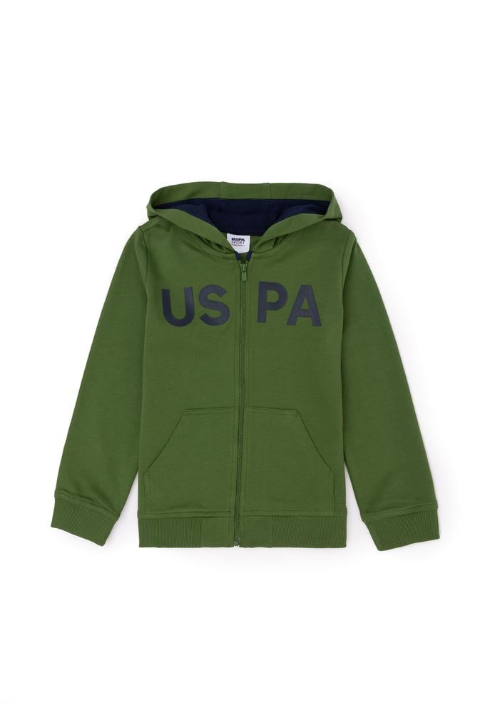 Erkek Çocuk Yeşil Basic Sweatshirt