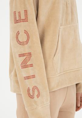 Kadın Kum Kapüşonlu Sweatshirt - 50271593004