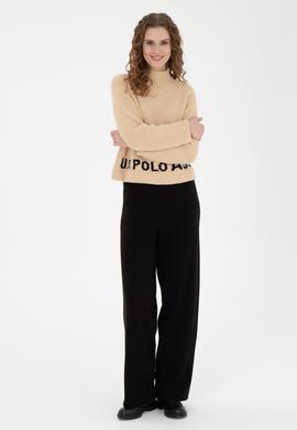 Kadın Siyah Triko Pantolon - 50277305027