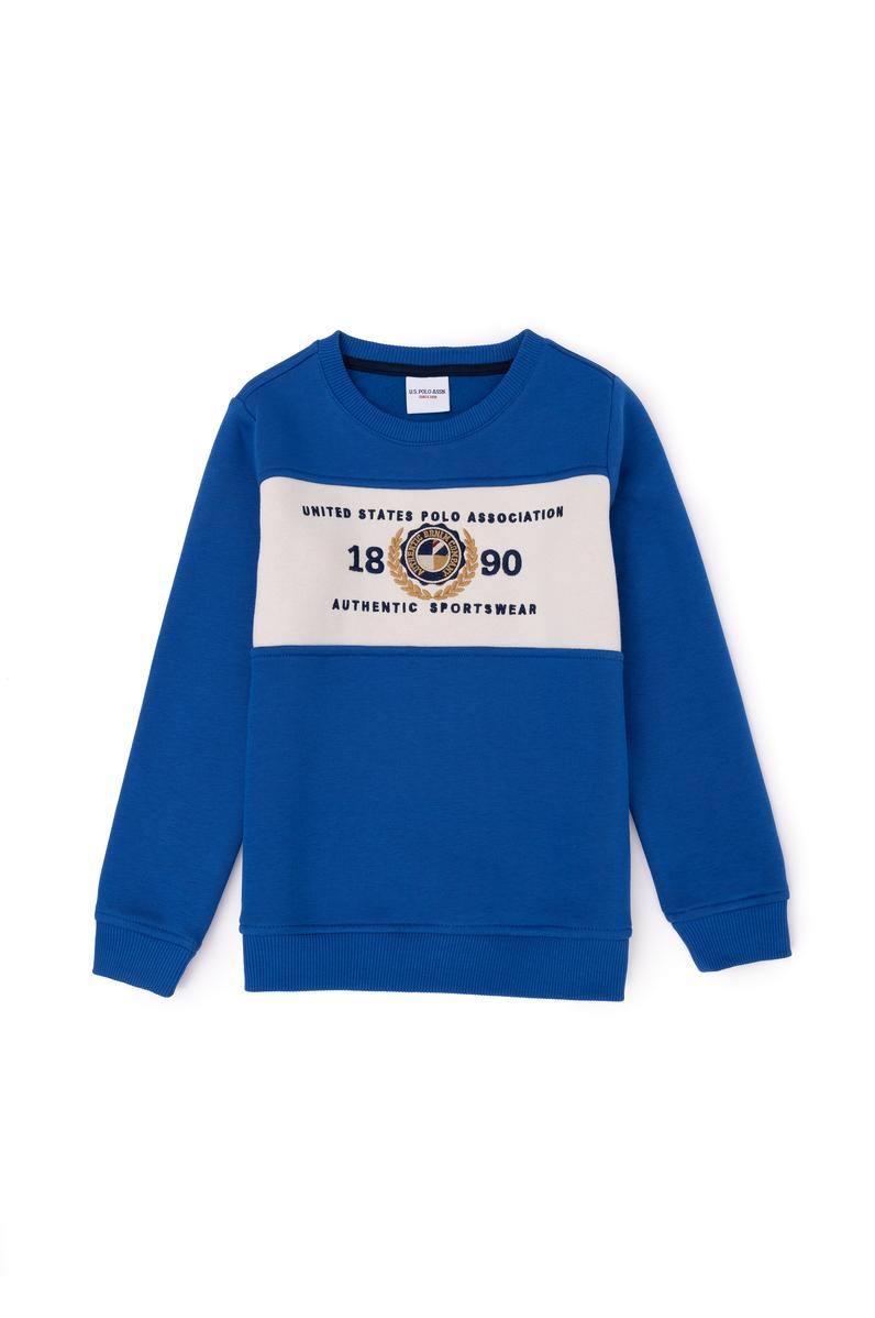 Erkek Çocuk Saks Sweatshirt