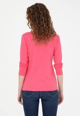 Kadın Pembe Basic Sweatshirt - 50271573057