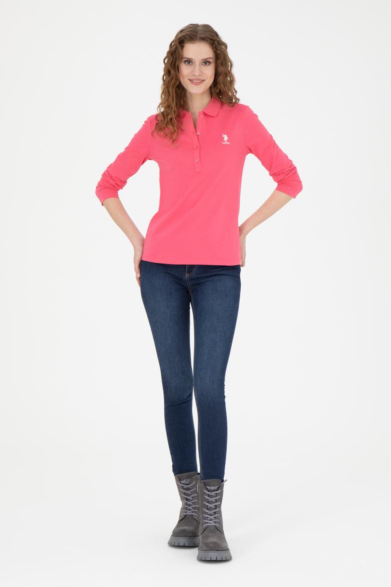 Kadın Pembe Basic Sweatshirt - 50271573057