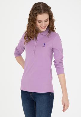 Kadın Lila Basic Sweatshirt - 50271573129