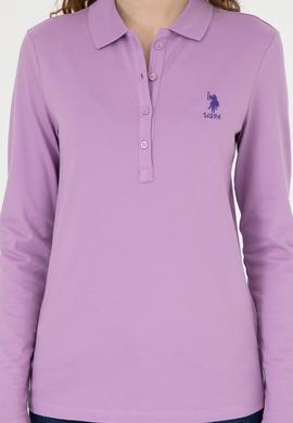 Kadın Lila Basic Sweatshirt - 50271573129