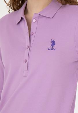 Kadın Lila Basic Sweatshirt - 50271573129