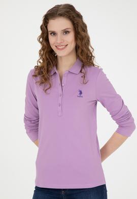 Kadın Lila Basic Sweatshirt - 50271573129