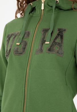 Kadın Yeşil Basic Sweatshirt - 50272060023