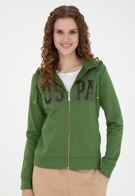 Kadın Yeşil Basic Sweatshirt - 50272060023