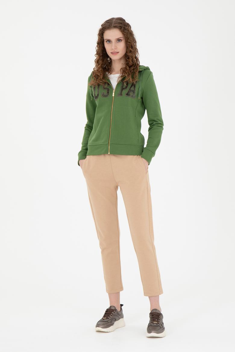 Kadın Yeşil Basic Sweatshirt - 50272060023