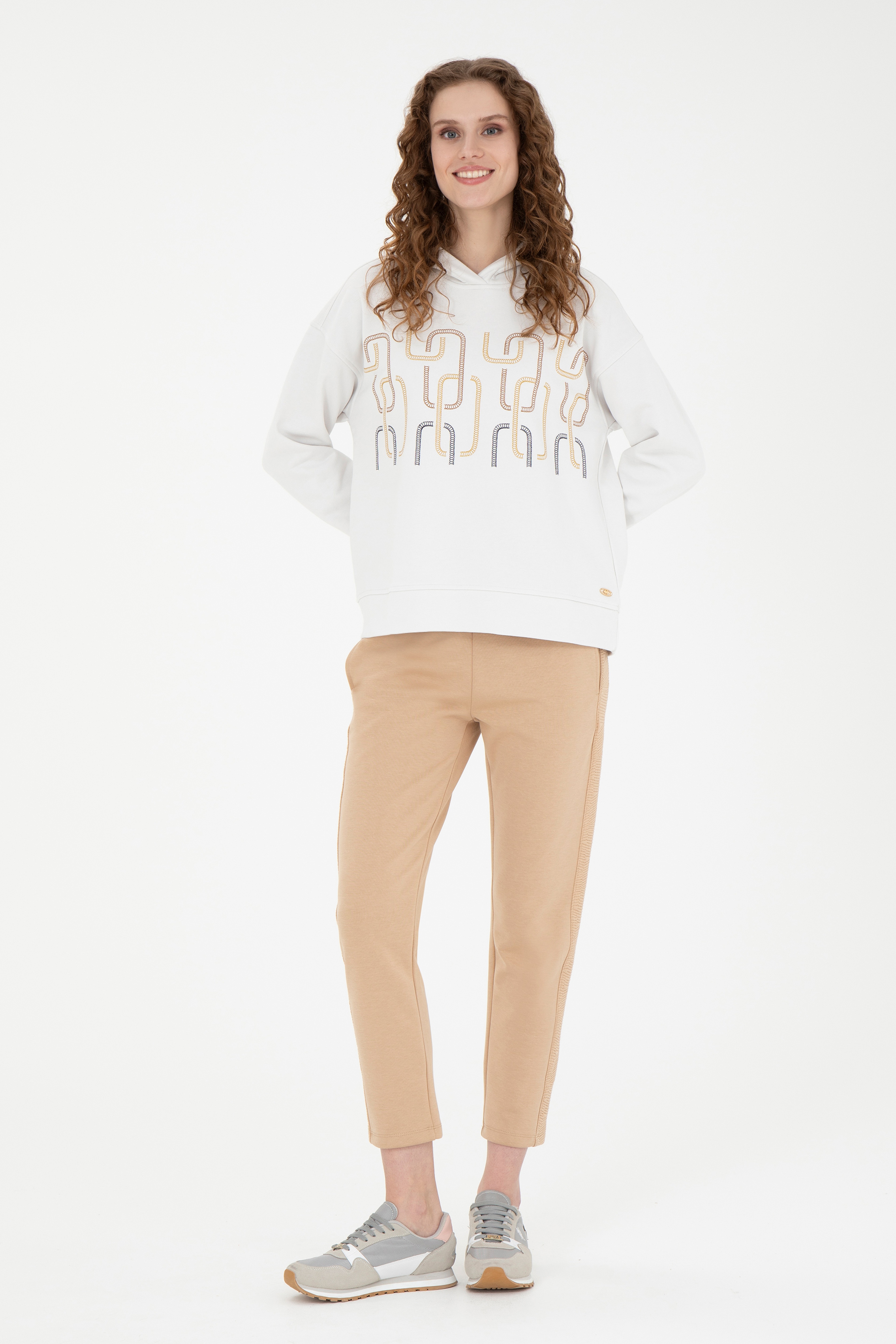 Kadın Taş Sweatshirt - Image 4