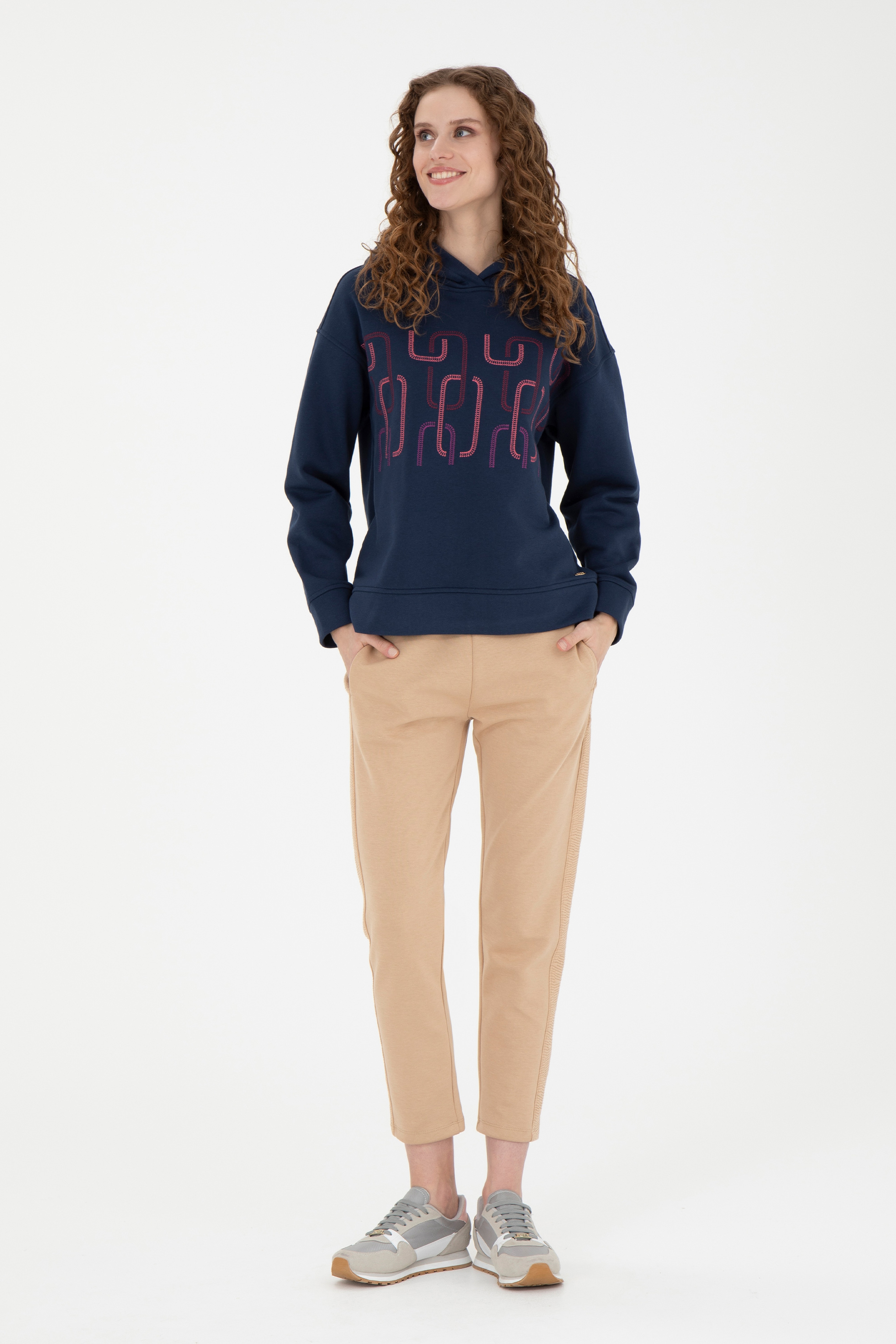 Kadın Lacivert Sweatshirt