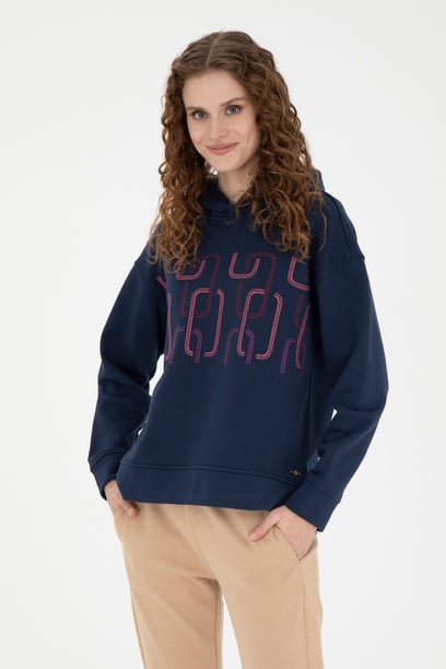 Kadın Lacivert Sweatshirt