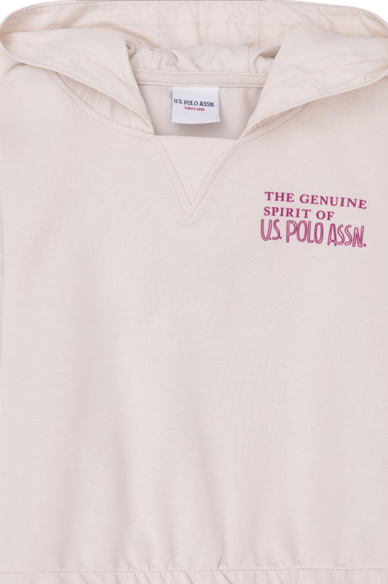 Kız Çocuk Taş Kapüşonlu Sweatshirt