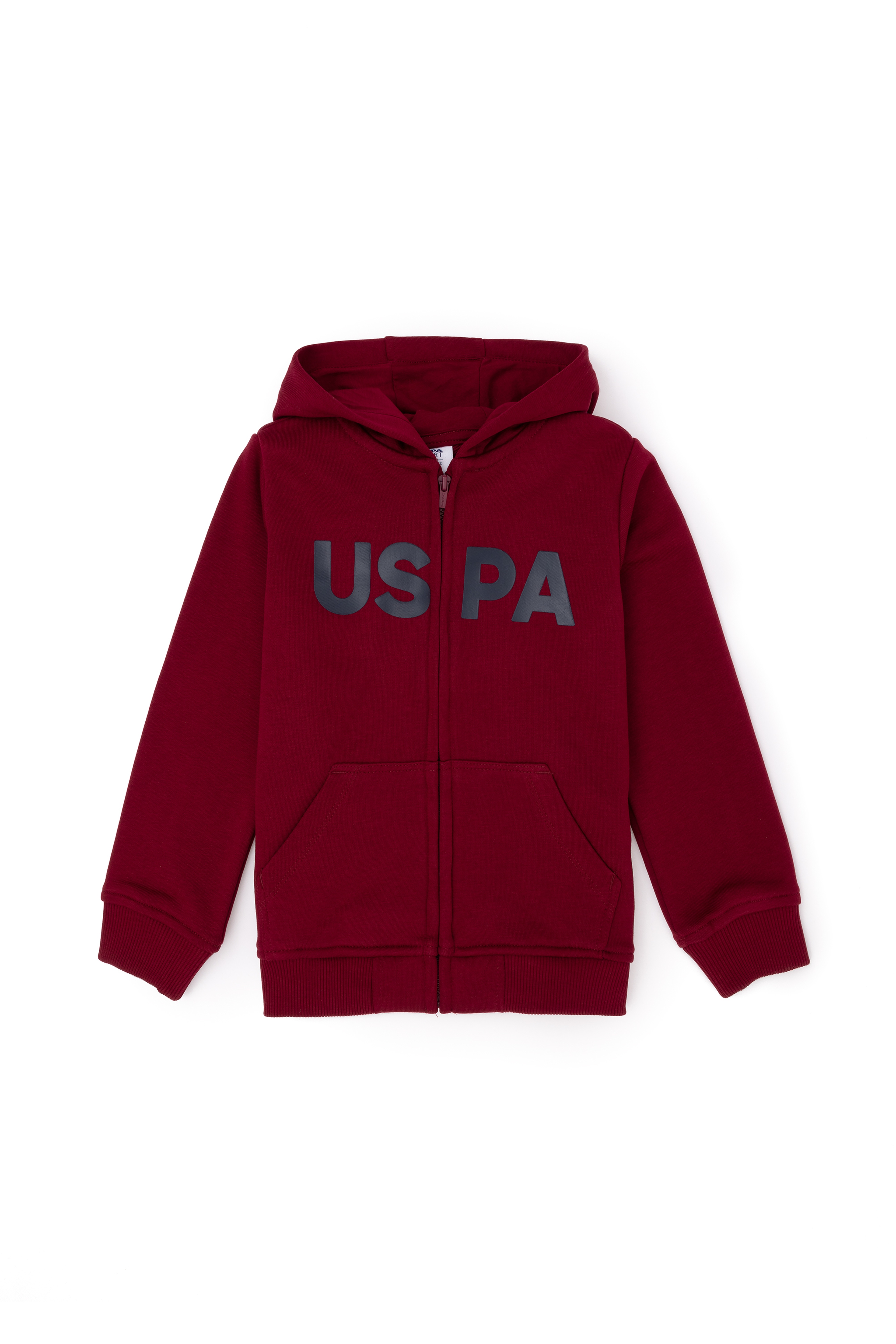 Erkek Çocuk Bordo Basic Sweatshirt - Image 1