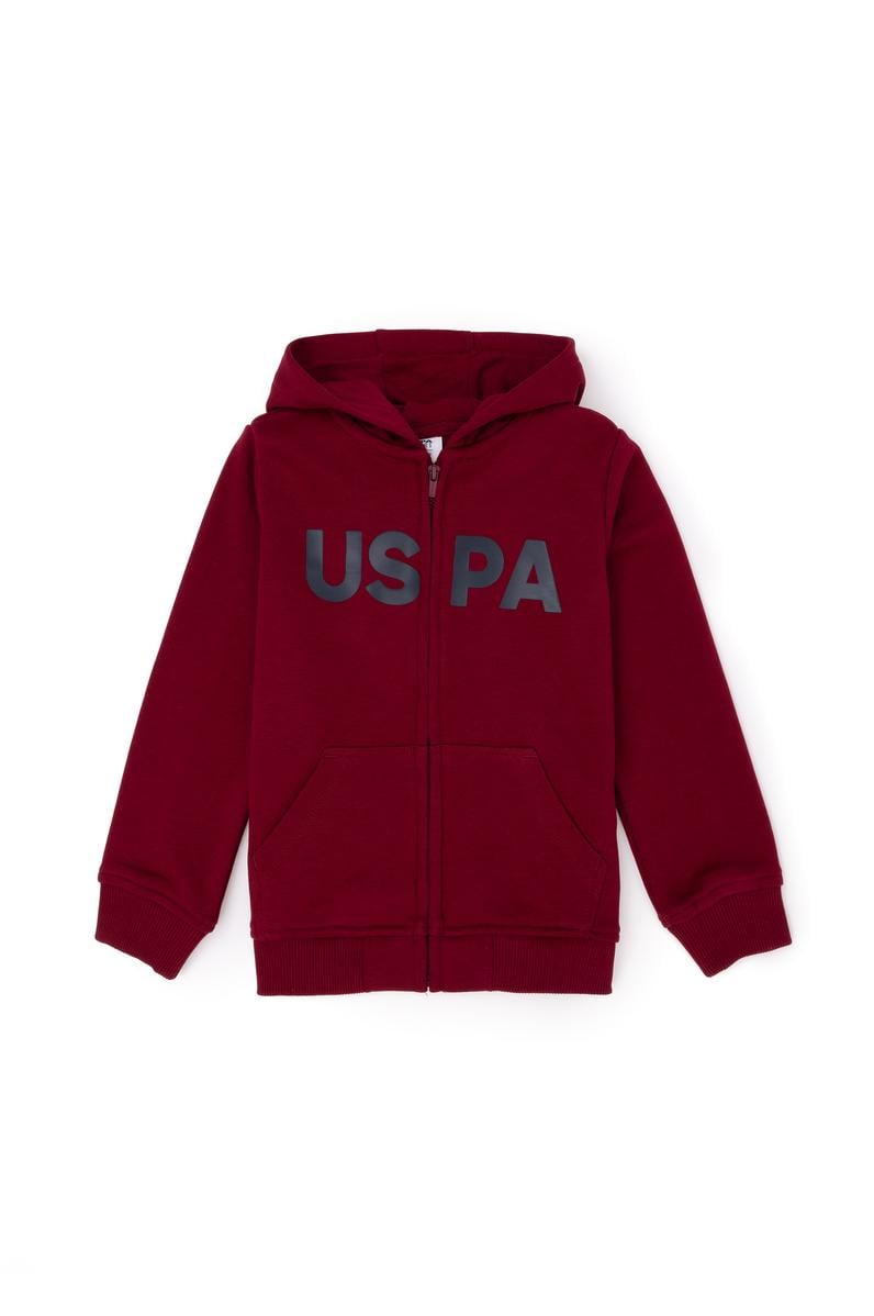 Erkek Çocuk Bordo Basic Sweatshirt