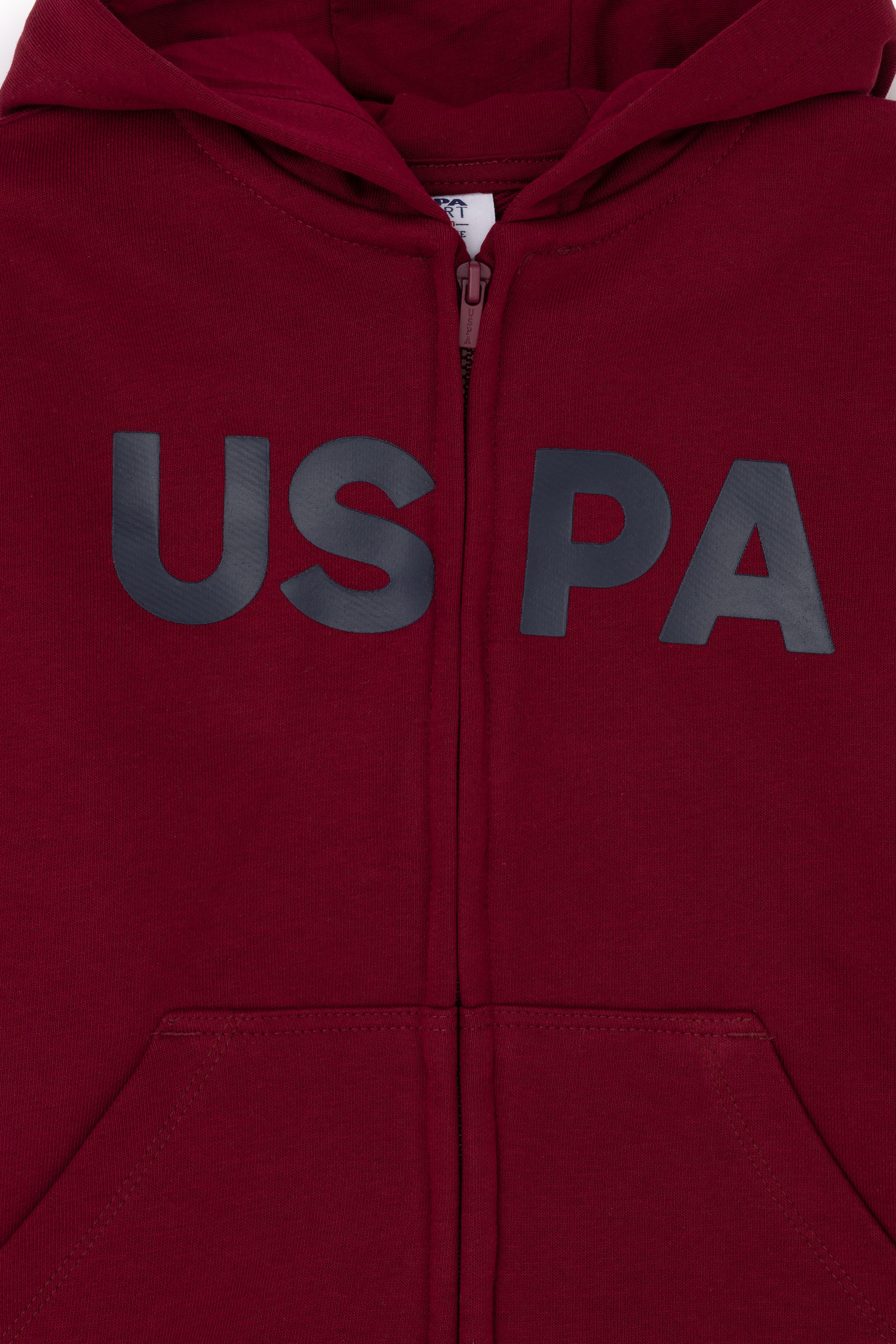 Erkek Çocuk Bordo Basic Sweatshirt - Image 3