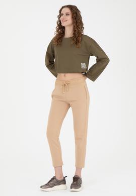 Kadın Haki Sweatshirt - 50271597002