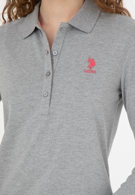 Kadın Gri Melanj Basic Sweatshirt - 50271573169