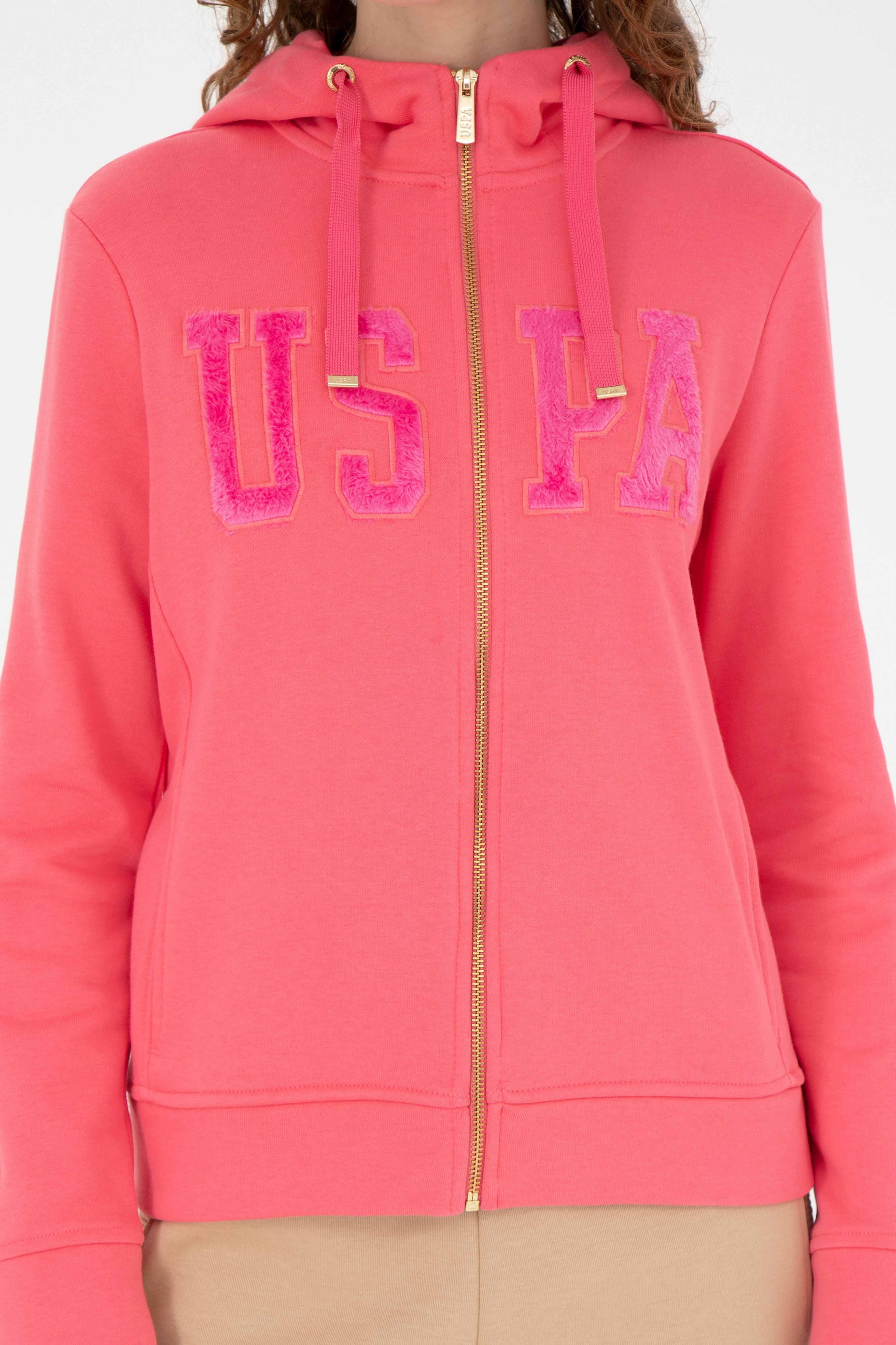 Kadın Pembe Basic Sweatshirt - Image 6