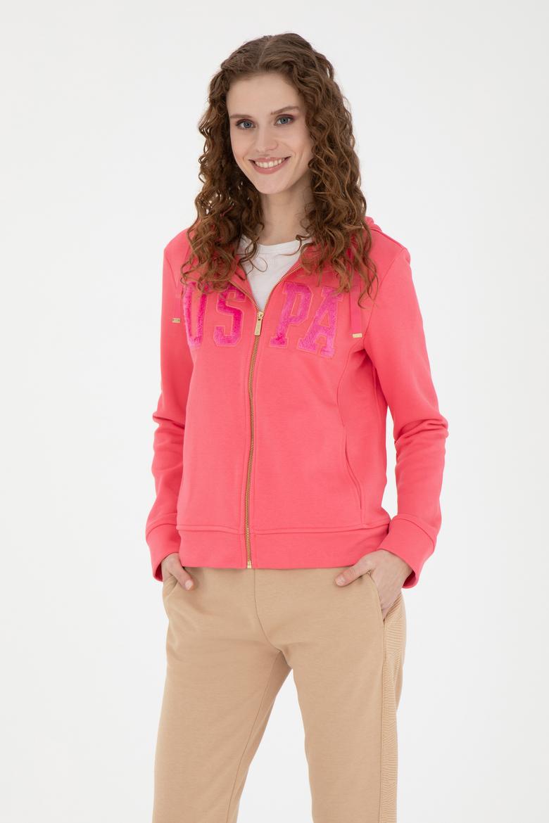 Kadın Pembe Basic Sweatshirt