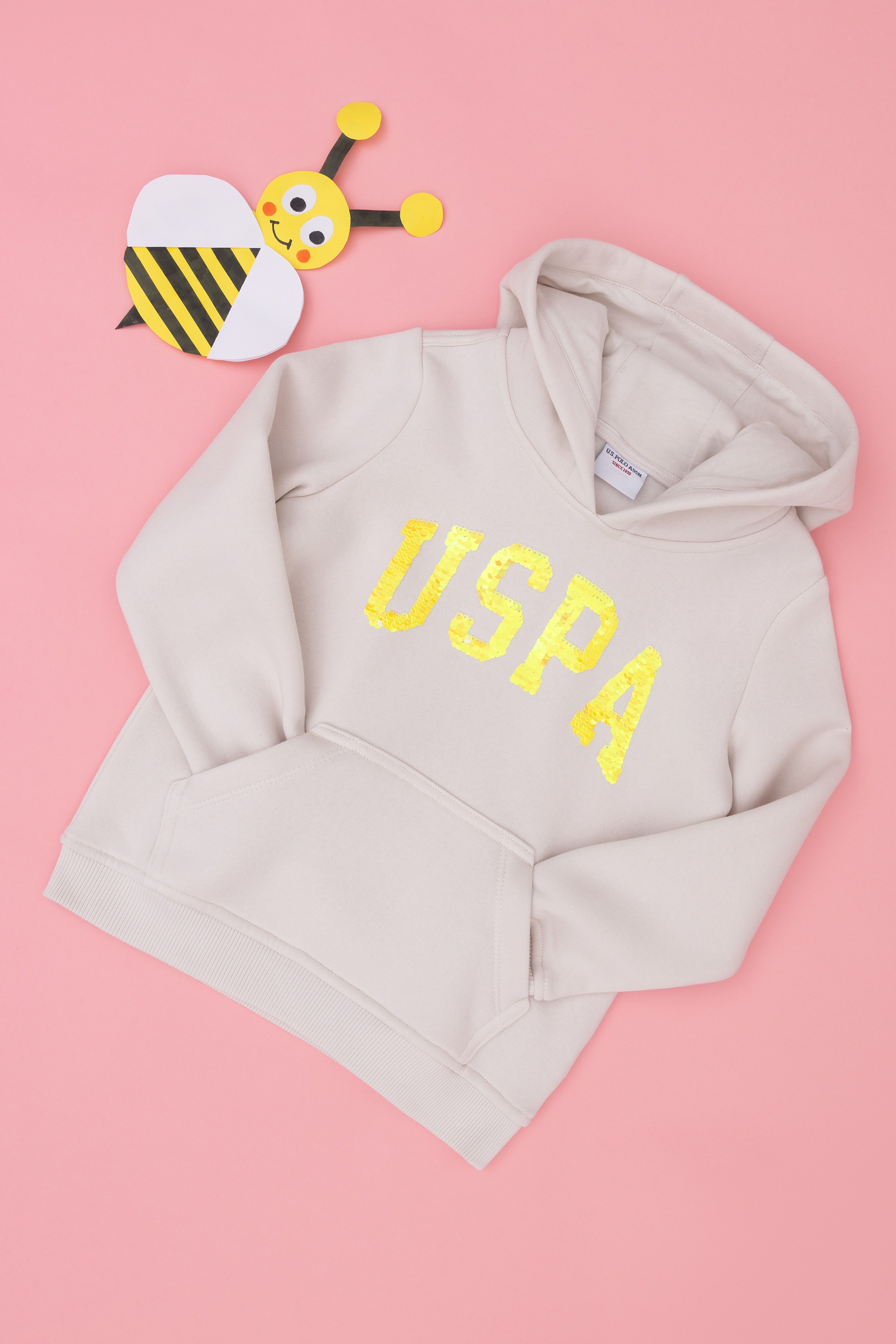 Kız Çocuk Taş Basic Sweatshirt - Image 1