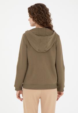 Kadın Haki Sweatshirt - 50272076021