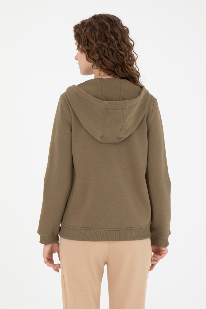 Kadın Haki Sweatshirt - 50272076021